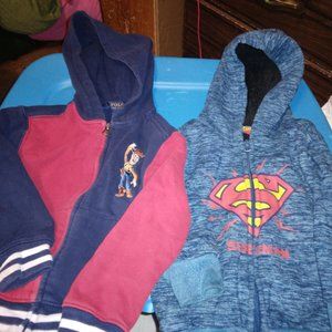 3t/4 boys cloths 3sweat shirts onewith matching pants never worn new with tags!